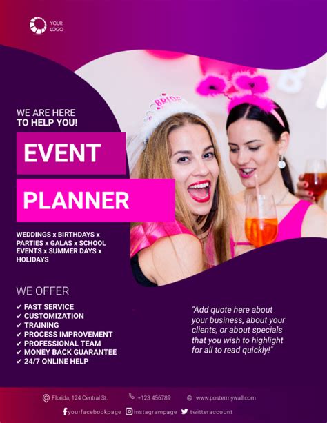 Event Planner Flyer Templates